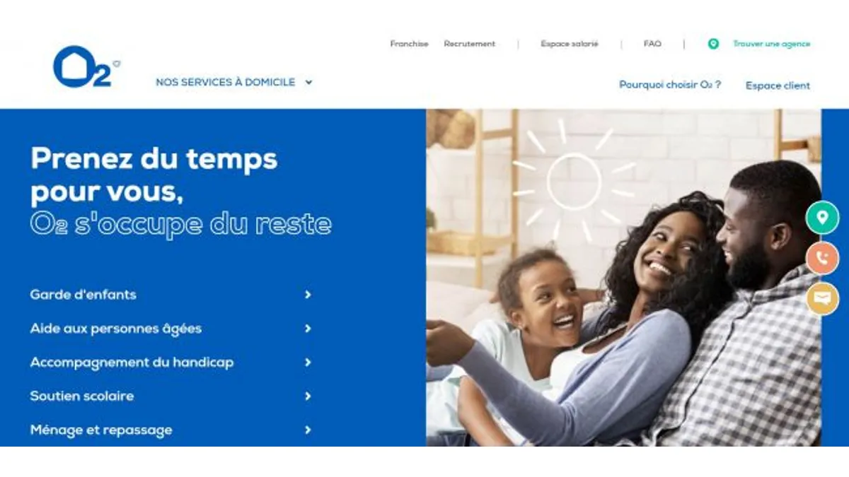 L'enseigne O2 Care Services dévoile son nouveau site internet