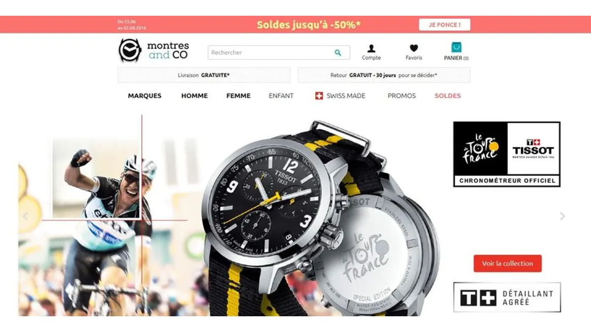 Synalia acquiert le site Montres and Co