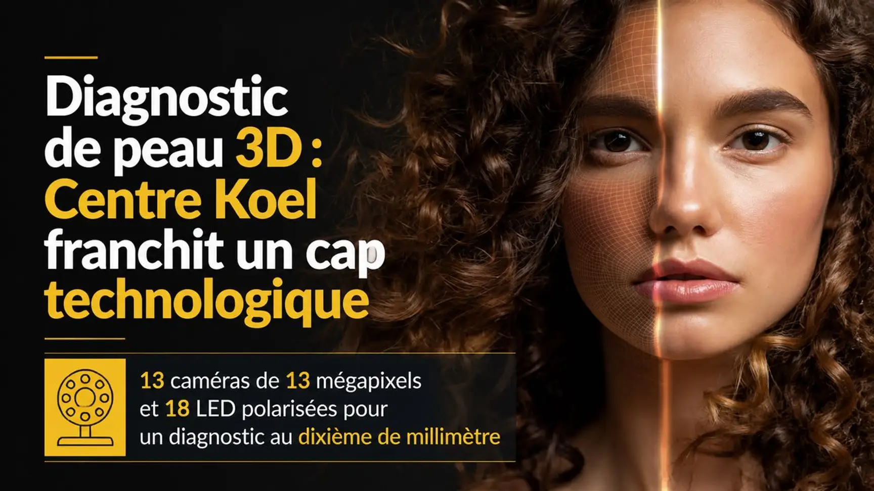 Centre Koel franchit un cap technologique avec Aura, le diagnostic de peau 3D haute précision