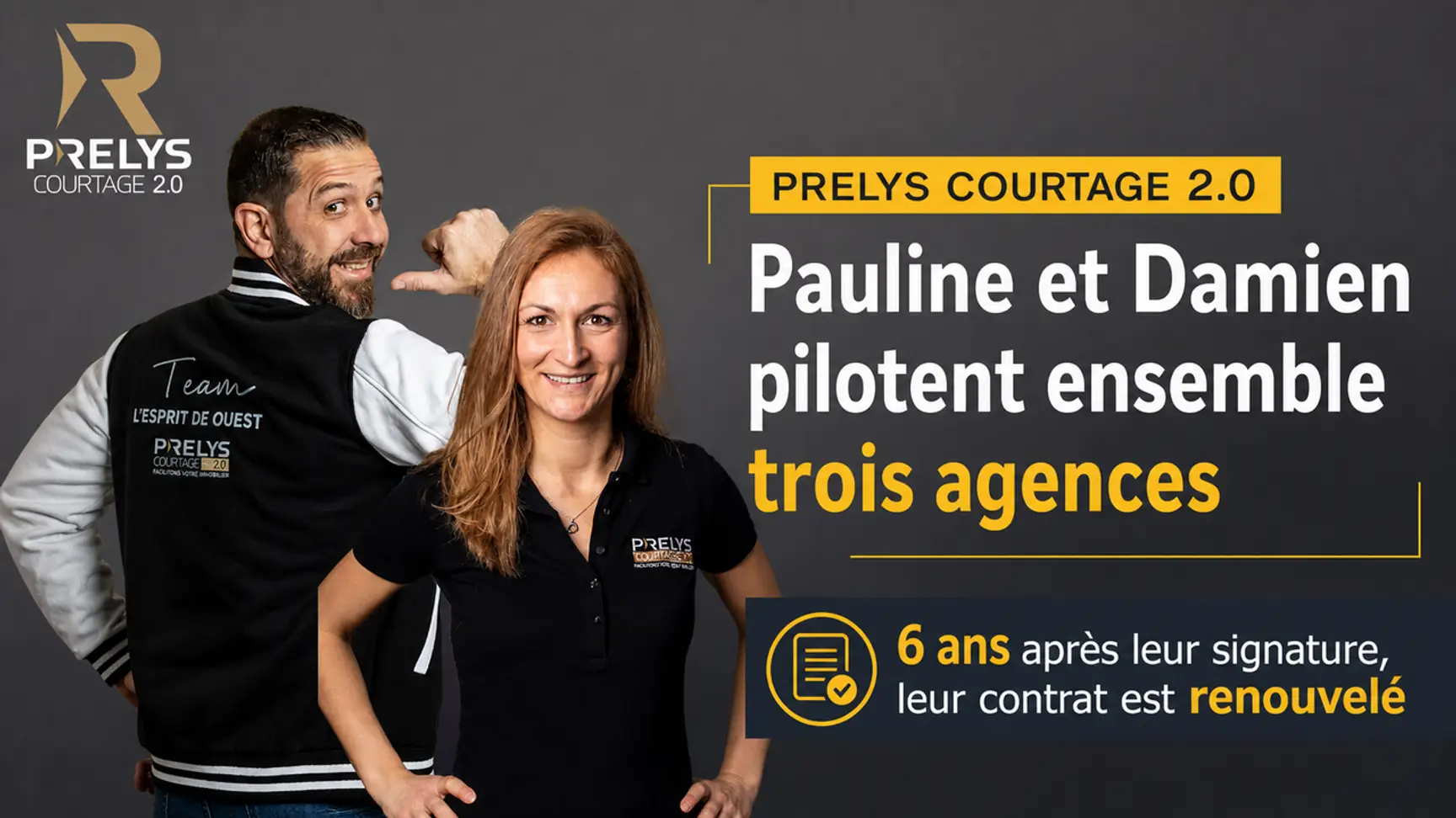 « Nous re-signerions demain » : Pauline et Damien, franchisés Prelys Courtage