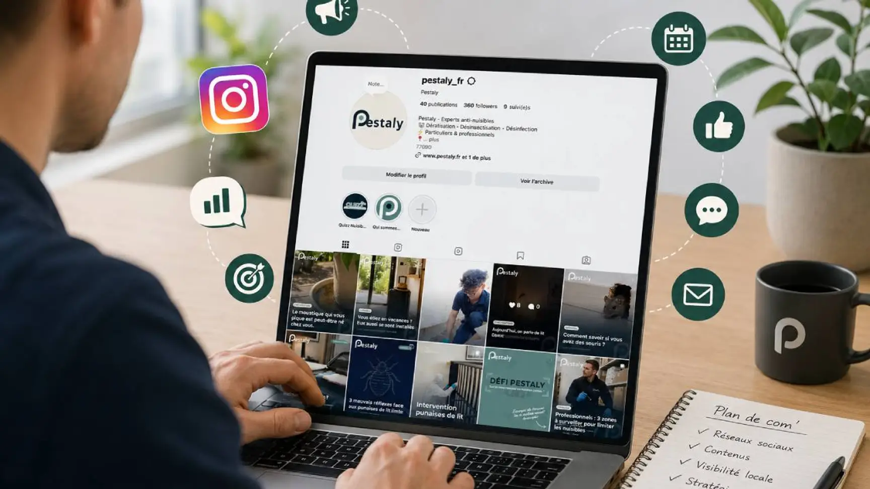 La communication, un moteur de développement pour les franchisés Pestaly