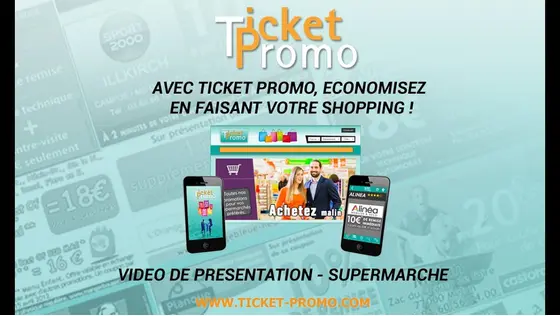 Ticket Promo présentation du site et de l'Application