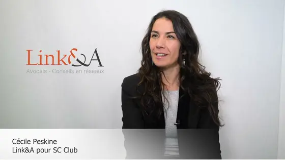 Cécile Peskine, avocate associée du cabinet Linkea pour SC Club