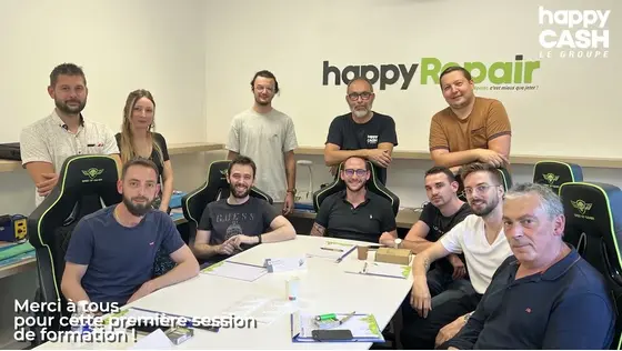 Découvrez les premières impressions de la formation Happy Repair !