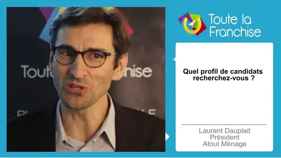 Franchise Expo 2016 : Laurent Dauplait, président du réseau Atout Ménage