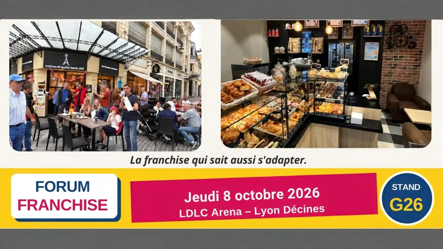 Les Fournils de France vous donnent rendez-vous au Forum Franchise Lyon 2026