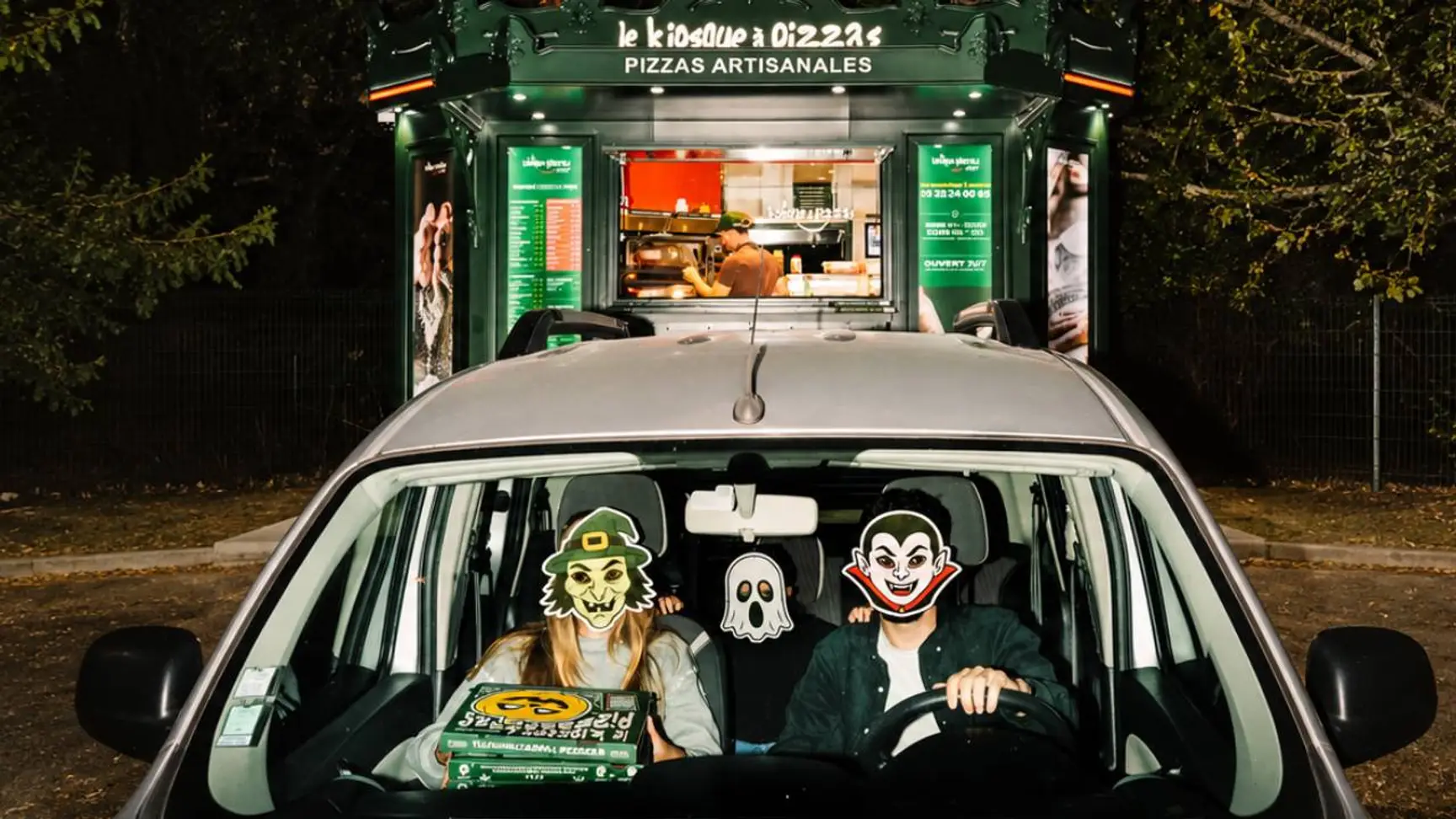 Le Kiosque à Pizzas : cet Halloween, nos Kiosques passent en mode frissons !