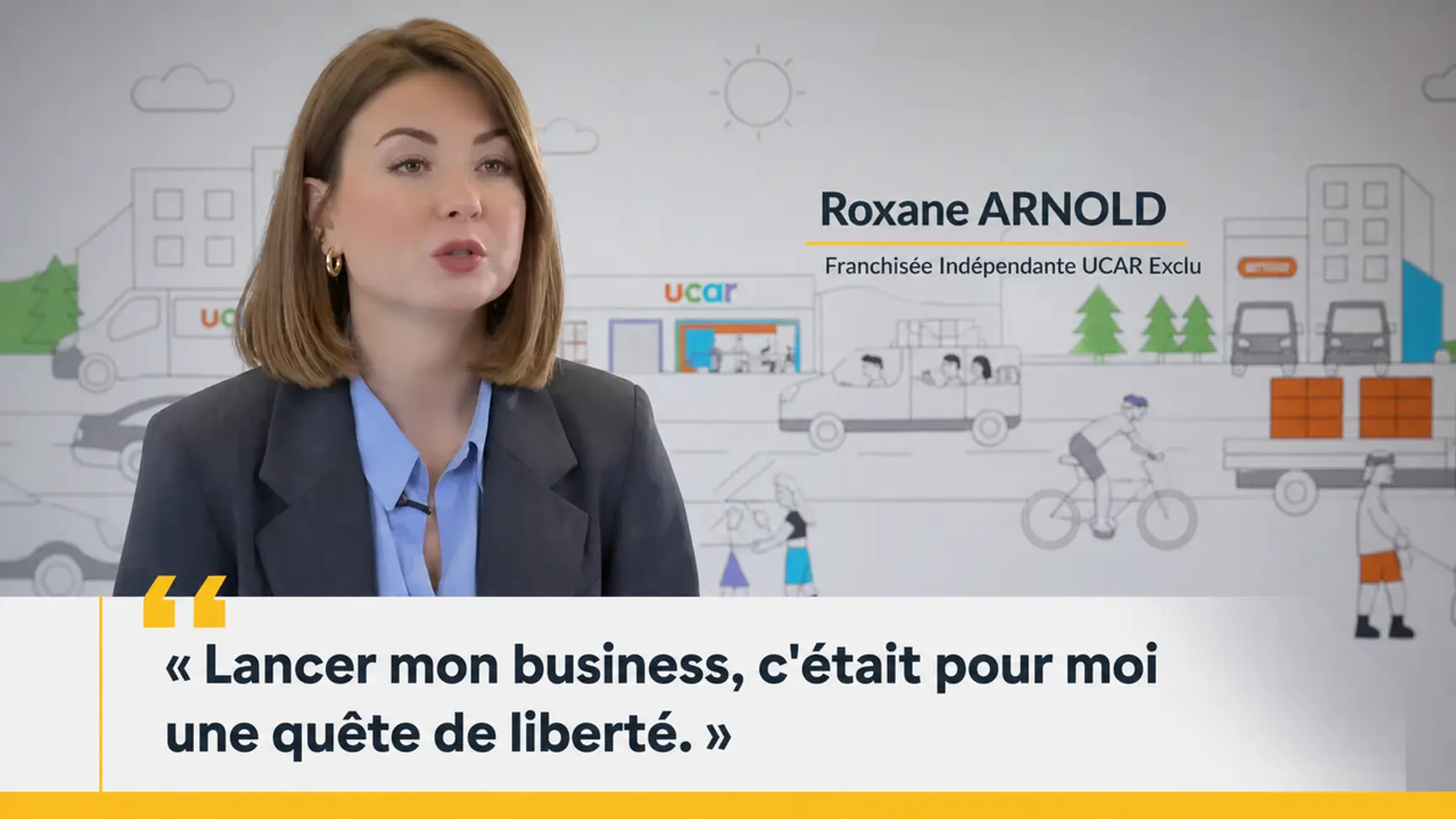 « J'avais vraiment envie d'être actrice de ma vie », Roxanne, franchisée UCAR