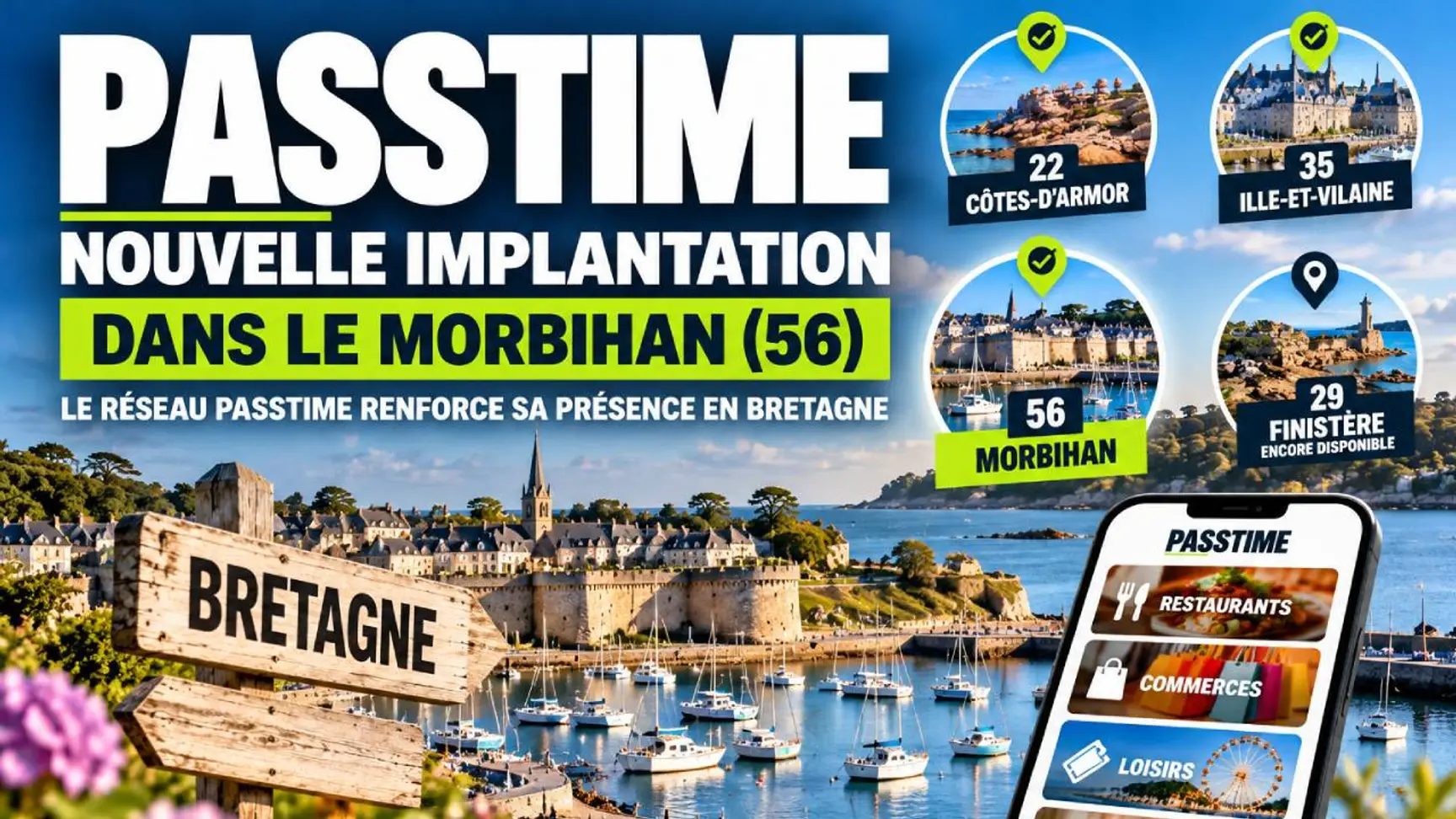 PASSTIME renforce sa présence en Bretagne avec un nouveau franchisé
