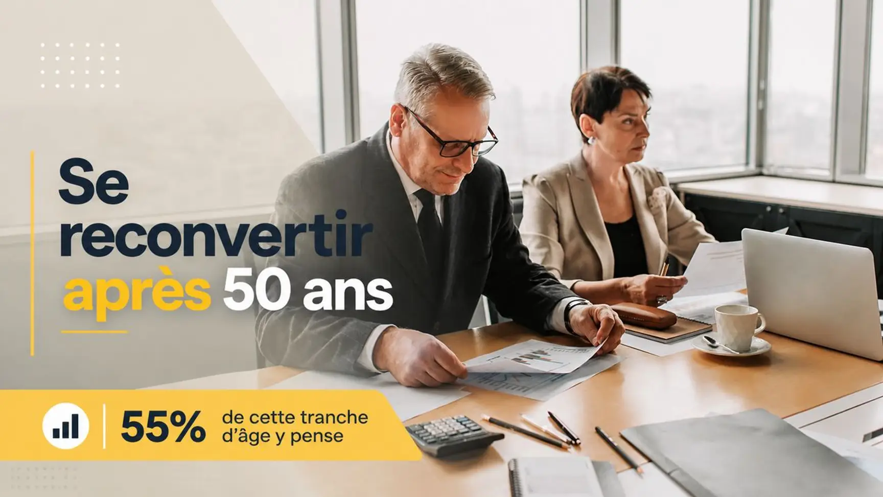 J'ai 50 ans et je veux changer de métier. Par où commencer ?