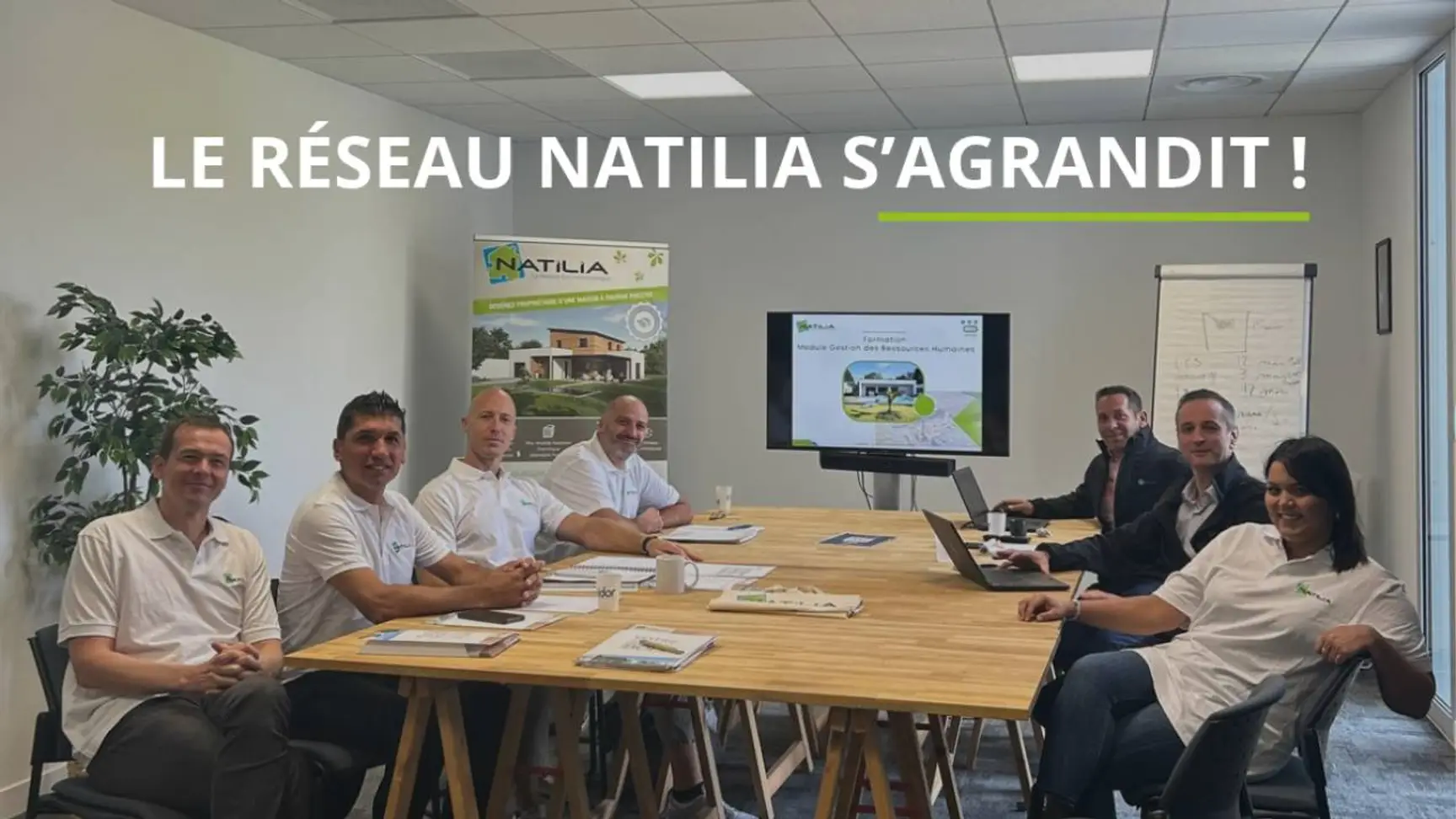 Natilia : quatre futurs franchisés en formation, trois agences en préparation